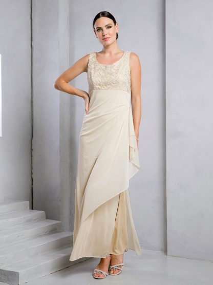 3517 - 2 PC MAMA SET WITH DRESS AND BOLERO - Image 2