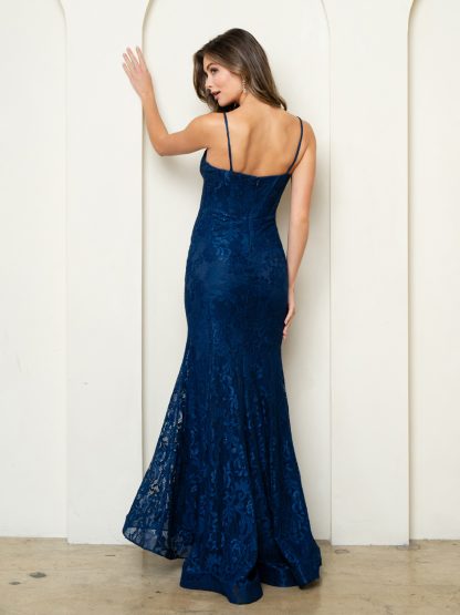 5277 - SLEEVELESS LACE FIT AND FLARE DRESS - Image 10