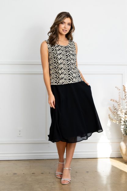 3530 | 3PC SKIRT, TANK, AND LACE JACKET SET - Image 5