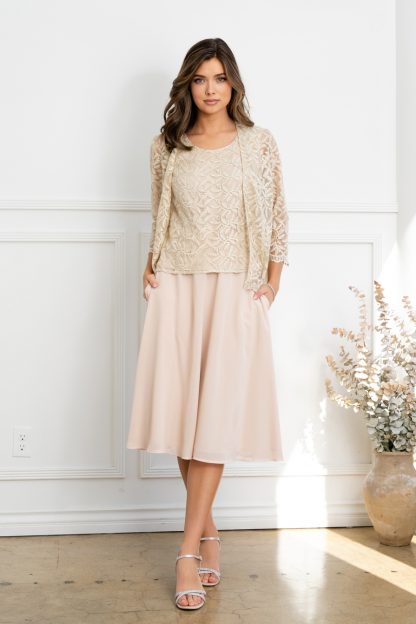 3530 | 3PC SKIRT, TANK, AND LACE JACKET SET - Image 9