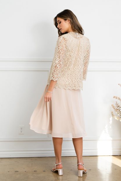 3530 | 3PC SKIRT, TANK, AND LACE JACKET SET - Image 8